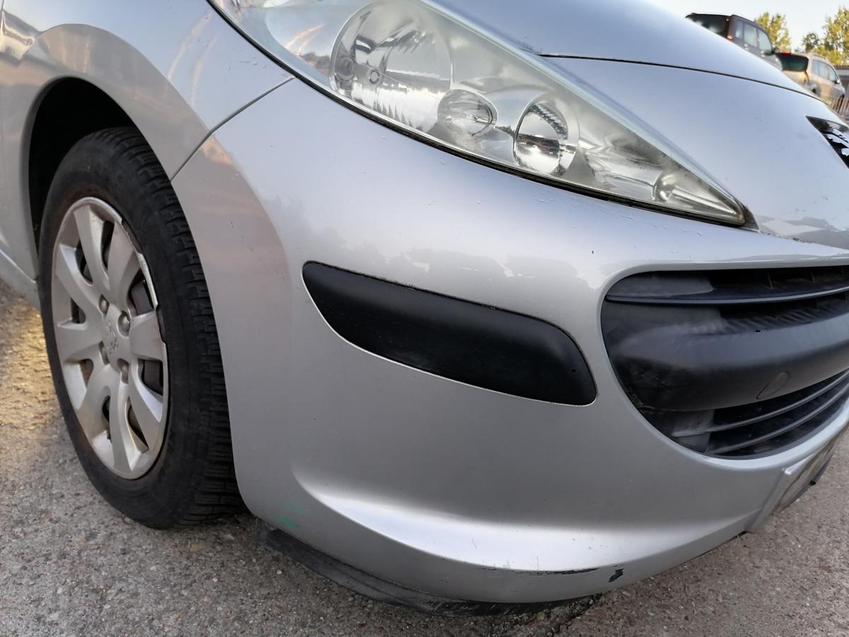 Peugeot 207 original Sto&szlig;stange Stossf&auml;nger vorn EZR Aluminium Grau Bj.2007